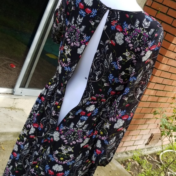 Modcloth maxi dress with long sleeves - Picture 5 of 7